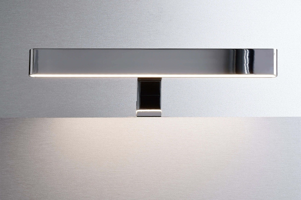 LED pohištvena svetilka Mirror Line I, 8 W, 3000 K, srebrna
