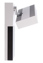 LED stenska svetilka Ceti 5, 13 W, DIM, 3000 K, bela