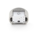 LED stenska svetilka Lupe II, 6,2 W, 3000 K, siva