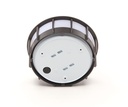LED stenska svetilka Meissa, 6,8 W, 3000 K, siva