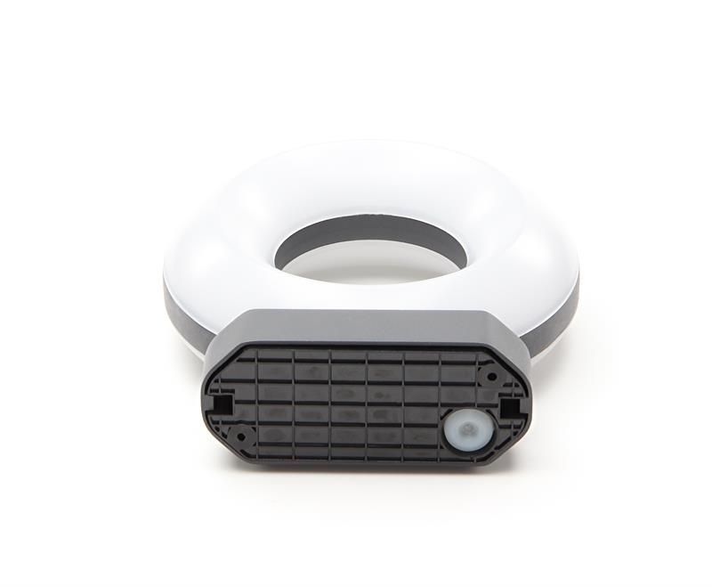 LED stenska svetilka Muscae, 13 W, 3000 K, siva