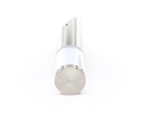 LED stenska svetilka Porrima I, 1x max. 5 W GU10, srebrna