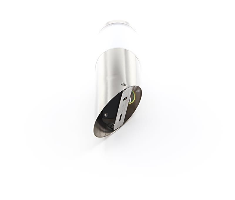 LED stenska svetilka Porrima I, 1x max. 5 W GU10, srebrna
