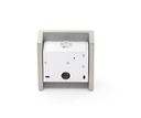 LED stenska svetilka Quinta II, 6 W, 3000 K, siva