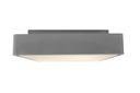LED stropna svetilka Quadrata II 296x296 mm, 16 W, 3000 K, siva