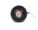 LED vgradna stropna svetilka Bellatrix, 9 W, 3000 K, črna