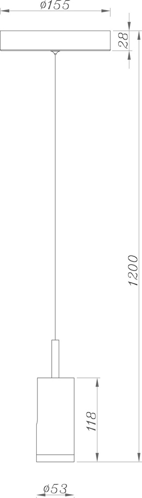 LED viseča svetilka Dabih, 7,2 W, DIM, 3000 K, bela