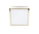 LED wall light Scuti I Eckig, 2x max. 11 W E27, siva