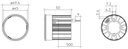 LED module SLA DC 50mm 1500lm 940 24D SNC3