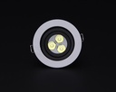 Vgradna svetilka downlight Enif, 1x max. 35 W MR16, bela