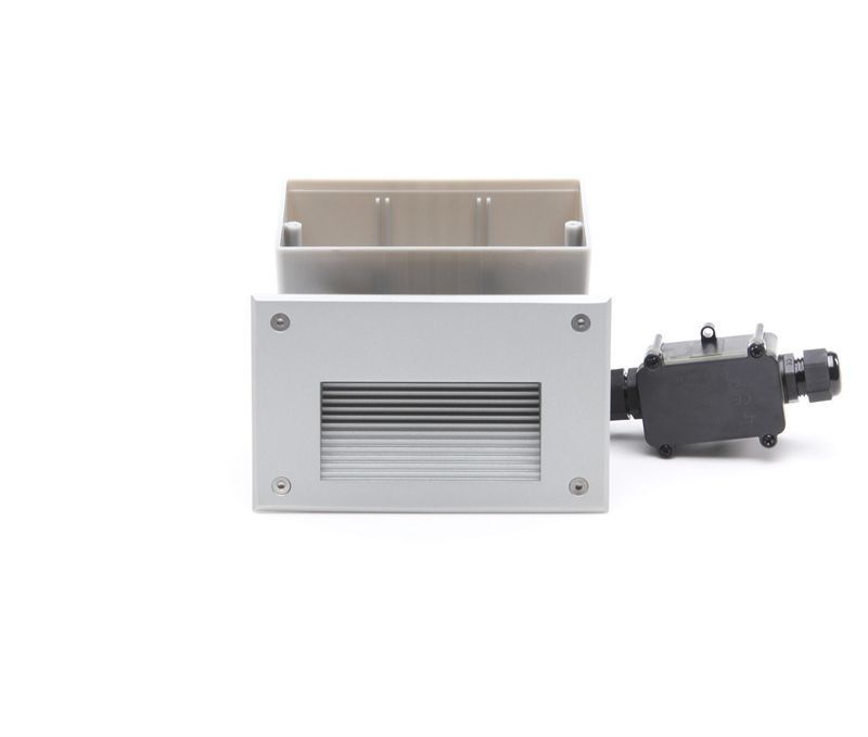 Zunanja stenska svetilka Side II, 1x max. 40 W G9, srebrna