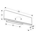 LED wall light Nicoletta
