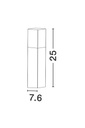 Outdoor floor light Stick