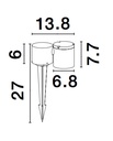 Outdoor floor light Focus