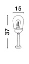 Outdoor floor light Omika