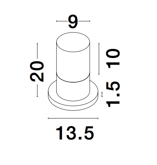 Outdoor floor light Noten