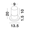 Outdoor floor light Noten