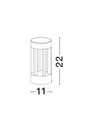 Outdoor floor light Devora