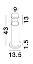 Outdoor floor light Rock