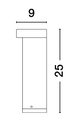 Outdoor floor light Tien