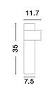 Outdoor floor light Aduro