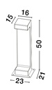 Outdoor floor light Aran