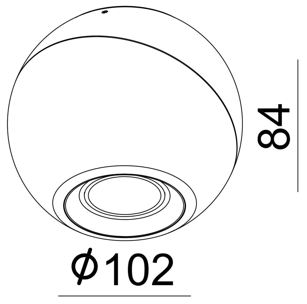LED recessed ceiling light Bellatrix