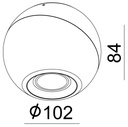 LED recessed ceiling light Bellatrix
