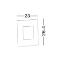 Outdoor wall light Zenith Square