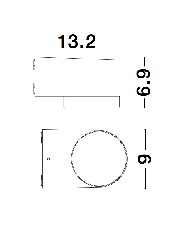 Outdoor wall light Nus