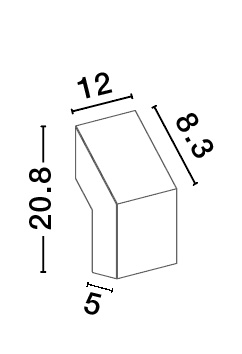 Outdoor wall light Brigitta