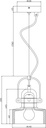 Pendant light Pavonis