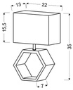 Table light Vidal