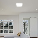 24W LED Dome Light SAMSUNG Chip 4000K Square White Frame