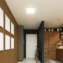 36W LED Dome Light With Sensor SAMSUNG Chip 4000K Round White Frame 