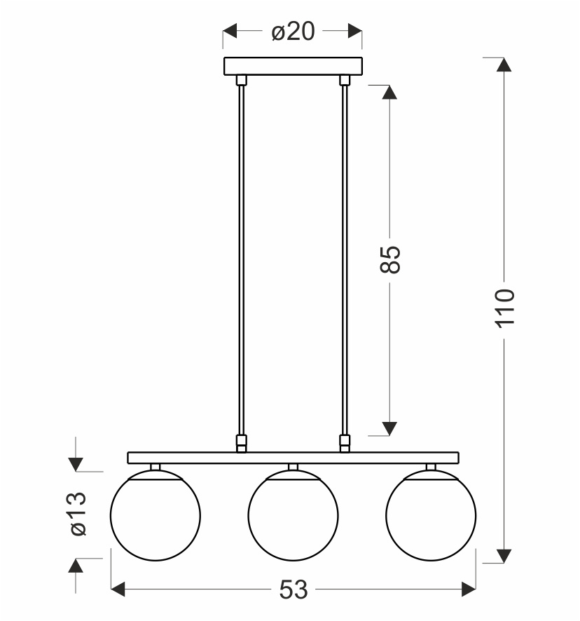 Pendant light Carrine