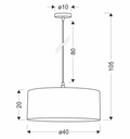 Pendant light Shanti 