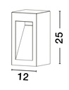 Outdoor wall light Barco 3