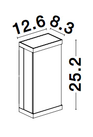 Outdoor wall light Bay 6