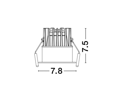 Outdoor wall light Blade - 1 4