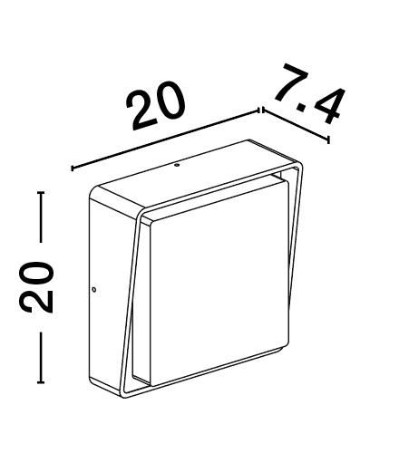 Outdoor wall light Cape 6