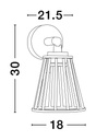 Outdoor wall light Carina 4