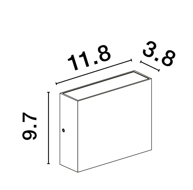 Outdoor wall light Dewi 3