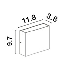 Outdoor wall light Dewi 3
