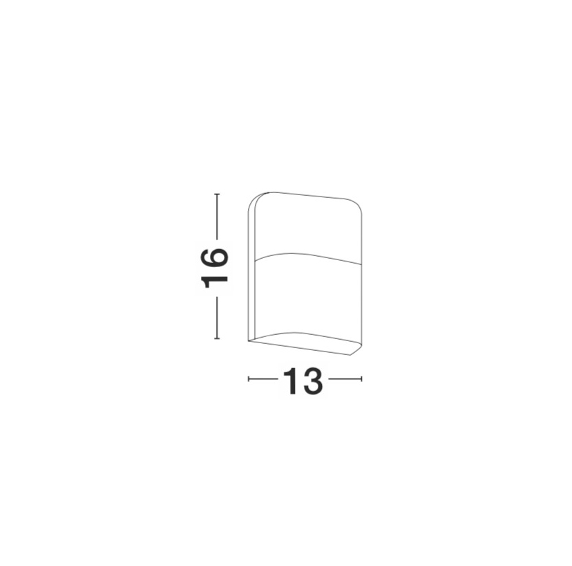 Outdoor wall light Droplet 3