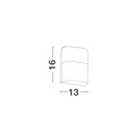 Outdoor wall light Droplet 3
