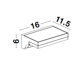 Outdoor wall light Dyn 6