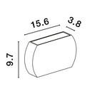 Outdoor wall light Fedor 6