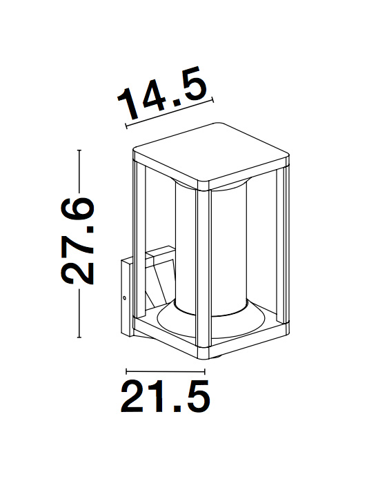 Outdoor wall light Loeve 6