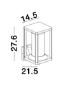 Outdoor wall light Loeve 6